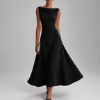 Maya - Women's Ruched Silk-Look Cocktail Dress