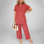 Megan - Women's Short Sleeve Co-Ord Set