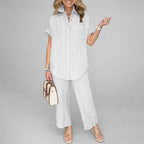 Megan - Women's Short Sleeve Co-Ord Set