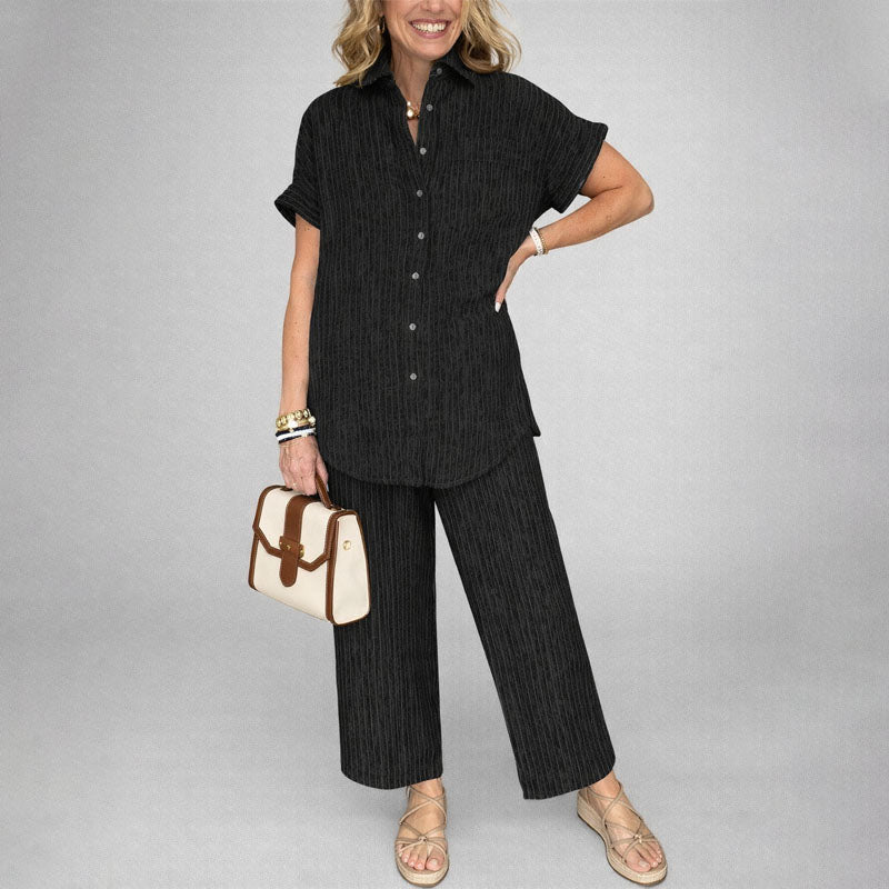 Megan - Women's Short Sleeve Co-Ord Set