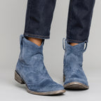 Miley - Women's Suede Ankle Boots with V-Cut Shaft 1