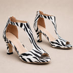 Miranda - Women's T-Strap Peep-Toe Heels