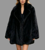 Monica - Women's Faux Fur Coat