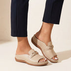 Myla - Women’s Chain Detail Mule Sandals