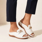 Myla - Women’s Chain Detail Mule Sandals