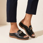 Myla - Women’s Chain Detail Mule Sandals