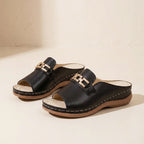 Myla - Women’s Chain Detail Mule Sandals