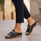 Myla - Women’s Chain Detail Mule Sandals