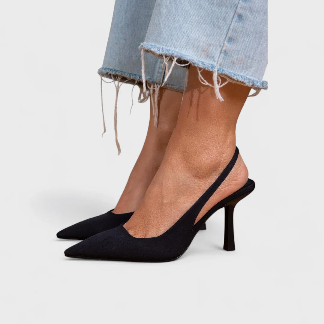 Natalie - Women's Pointed Toe Slingback Stiletto Heels