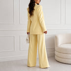 Noelle - Women’s Tailored Blazer & Wide-Leg Trouser Set
