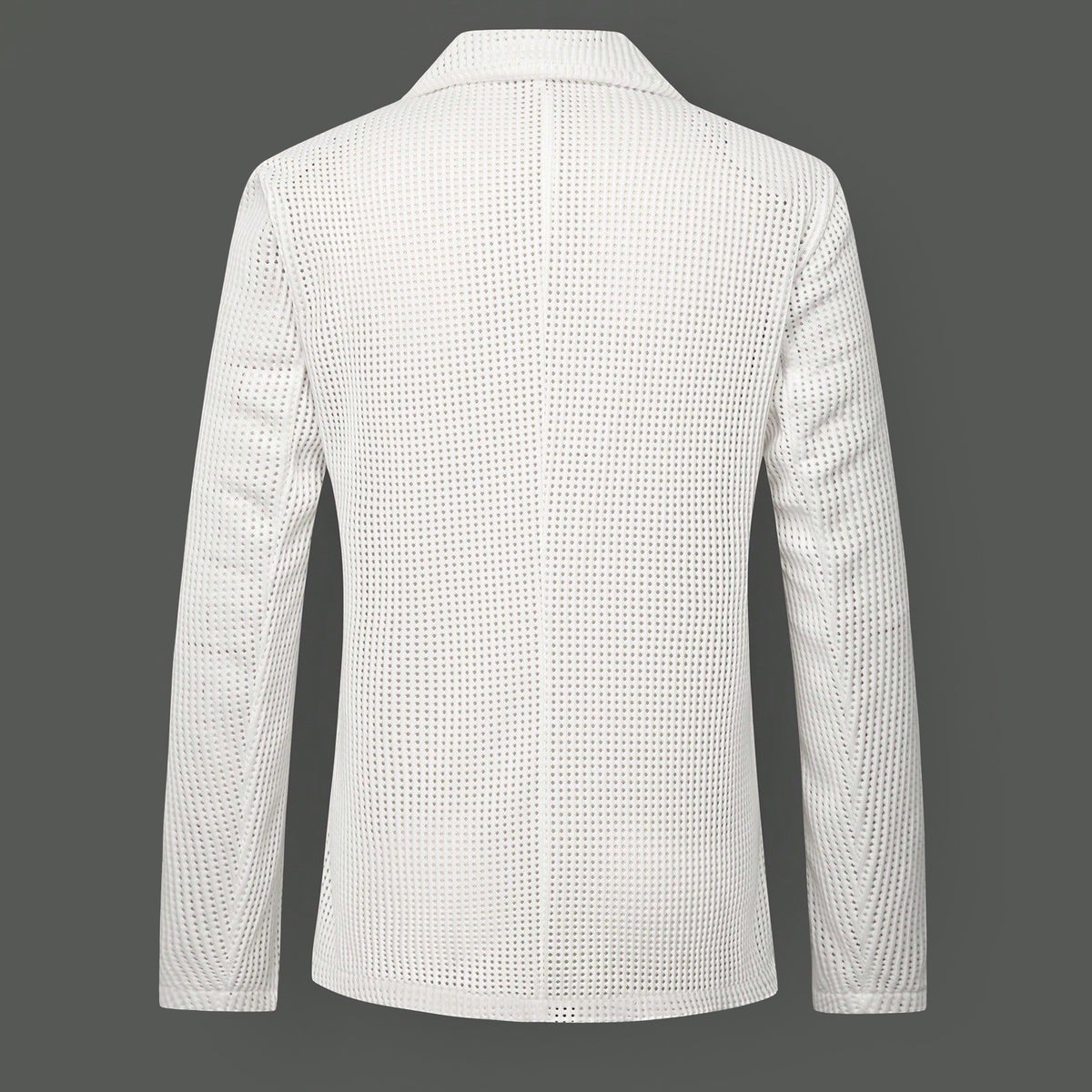 Nolan - Men's Breathable Open-Weave Single-Breasted Blazer