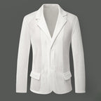Nolan - Men's Breathable Open-Weave Single-Breasted Blazer
