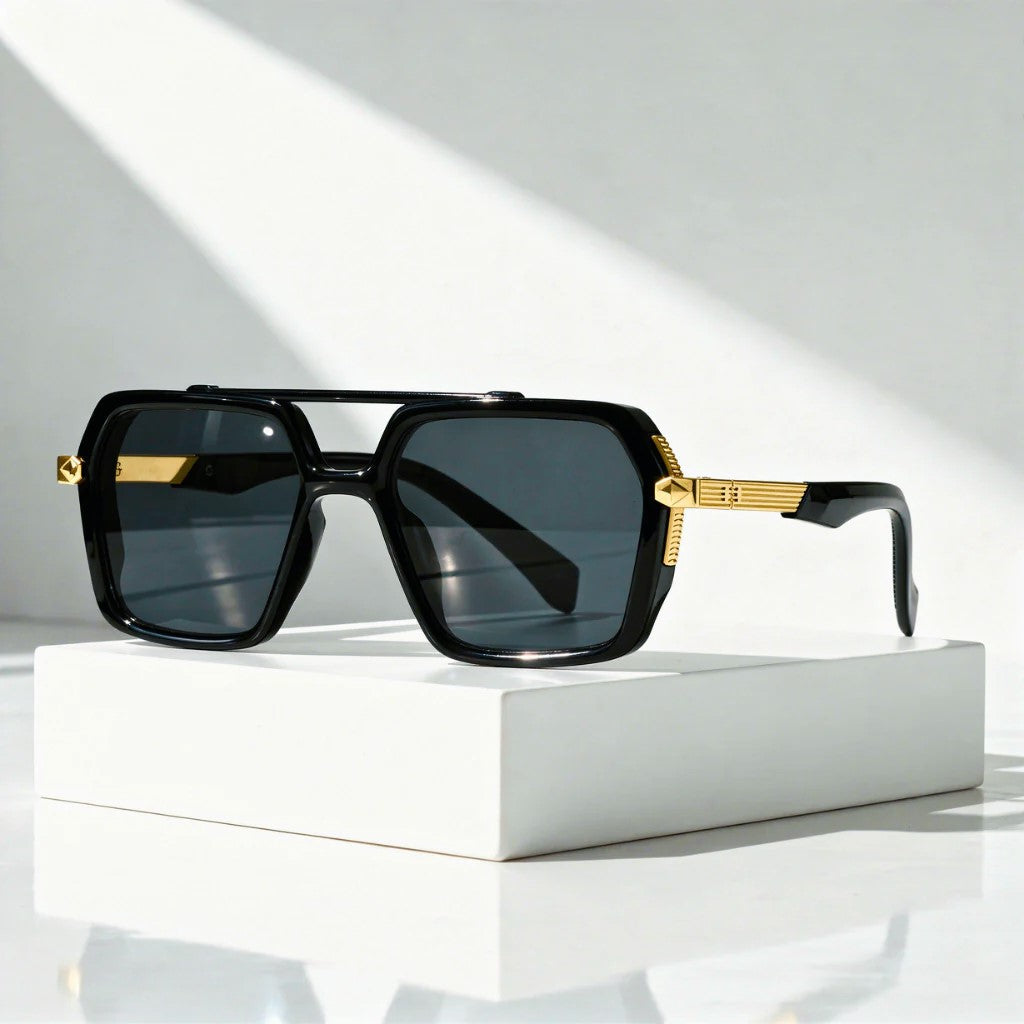Nyvero - Oversized Square Gradient Sunglasses