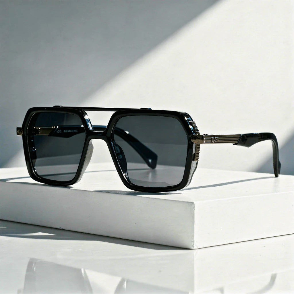 Nyvero - Oversized Square Gradient Sunglasses
