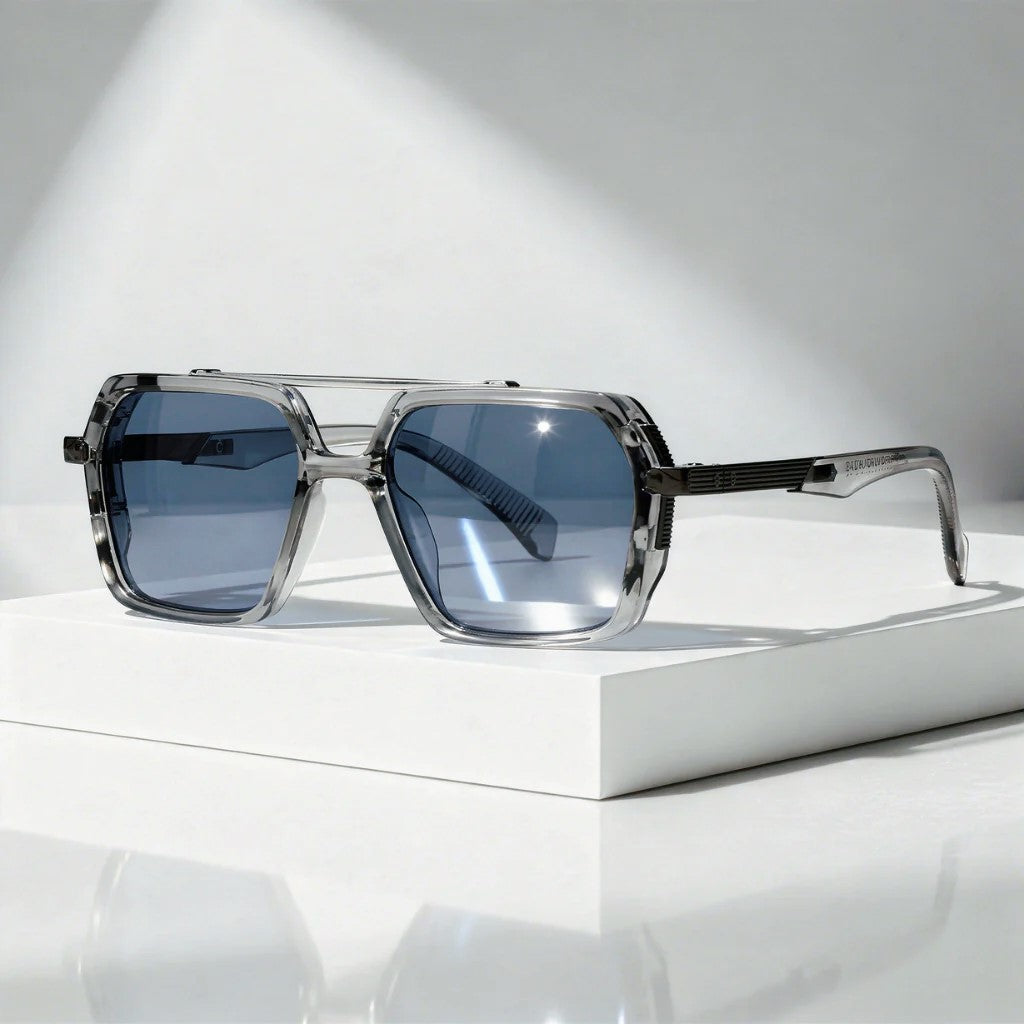 Nyvero - Oversized Square Gradient Sunglasses