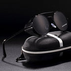 Onyx - Round Retro Side Shield Sunglasses