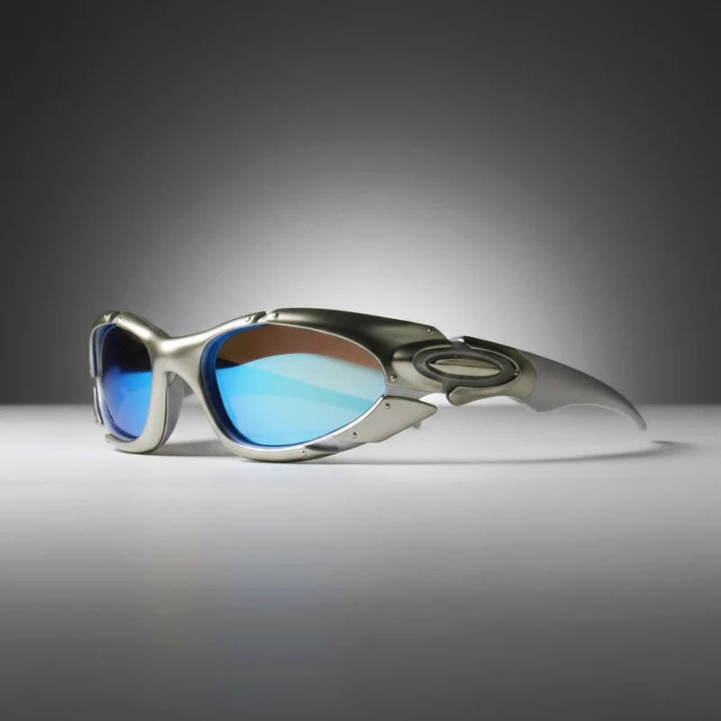 Orlune - Curved Frame Shield Sport Sunglasses