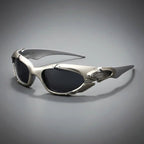 Orlune - Curved Frame Shield Sport Sunglasses