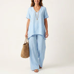 Paige - Women's Relaxed Wide-Leg Set