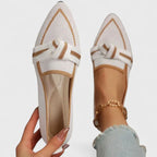 Patricia - Women's Pointed Toe Knot Ballet Flats