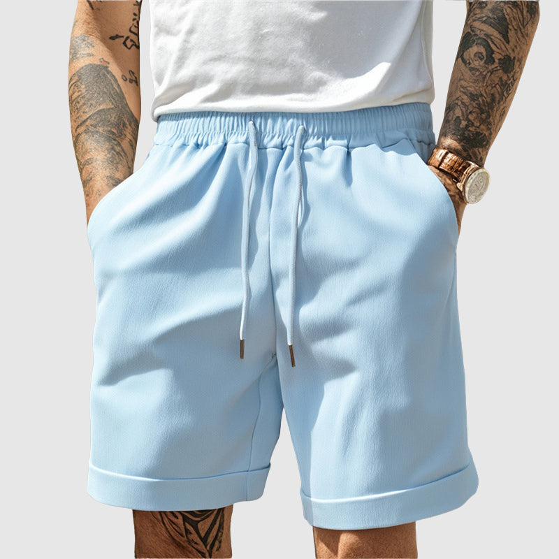 Perry - Men’s Quick-Dry Drawstring Summer Shorts