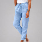 Phoebe - Women's Lightweight Drawstring Tapered Pants