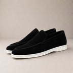 Pierce - Men's Suede Moc-Toe Loafers