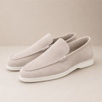 Pierce - Men's Suede Moc-Toe Loafers