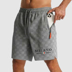 Reid - Men’s Checkered Casual Summer Shorts
