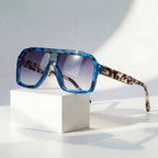 Remy - Bold Gradient Lens Visor Sunglasses