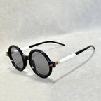 Rowan - Unisex Round Tortoiseshell Retro Sunglasses