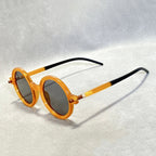Rowan - Unisex Round Tortoiseshell Retro Sunglasses