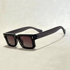 Shadeon -  Thick Frame Square Retro Sunglasses