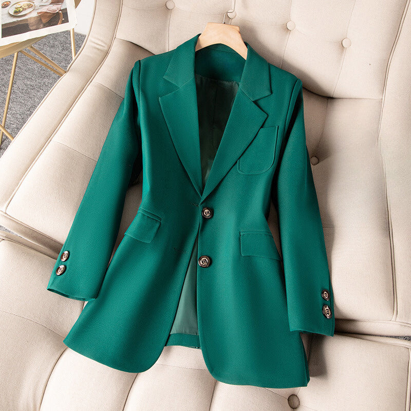 Shannon - Women's Classic Two-Button Blazer and Trousers Set