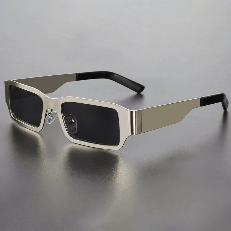 Solace - Geometric Metal Frame Sunglasses