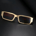 Solace - Geometric Metal Frame Sunglasses