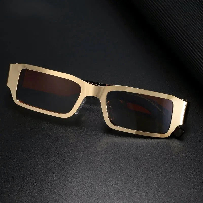 Solace - Geometric Metal Frame Sunglasses