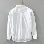 Spencer - Men's Chest Stripe Long-Sleeve Button-Down Shirt