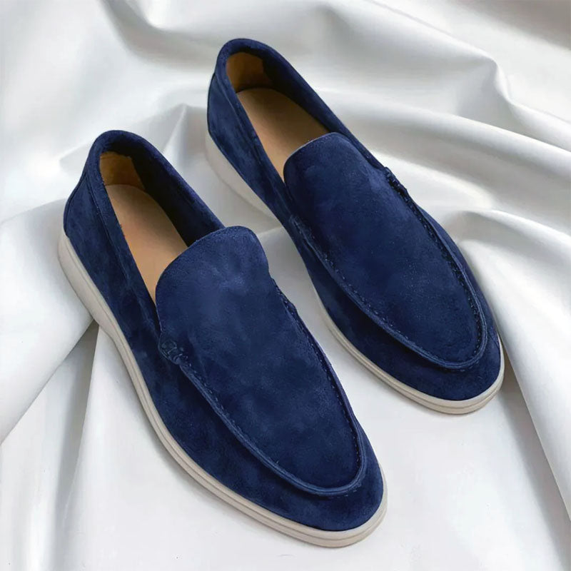 Sterling - Men's Moc-Toe Suede Loafers
