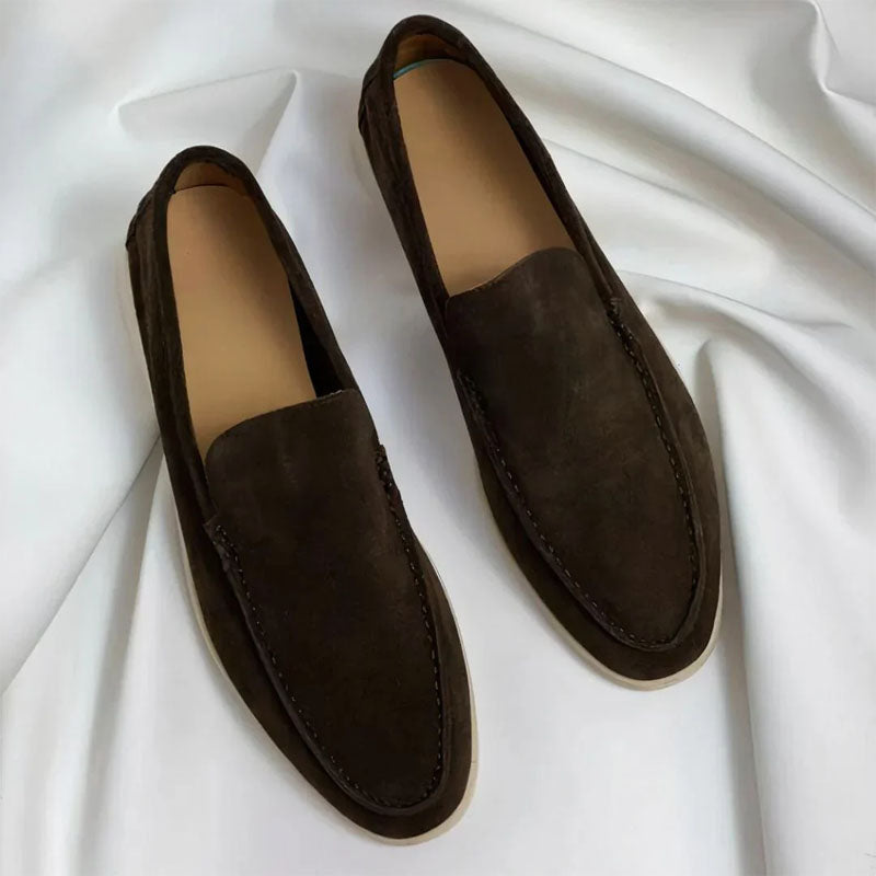 Sterling - Men's Moc-Toe Suede Loafers