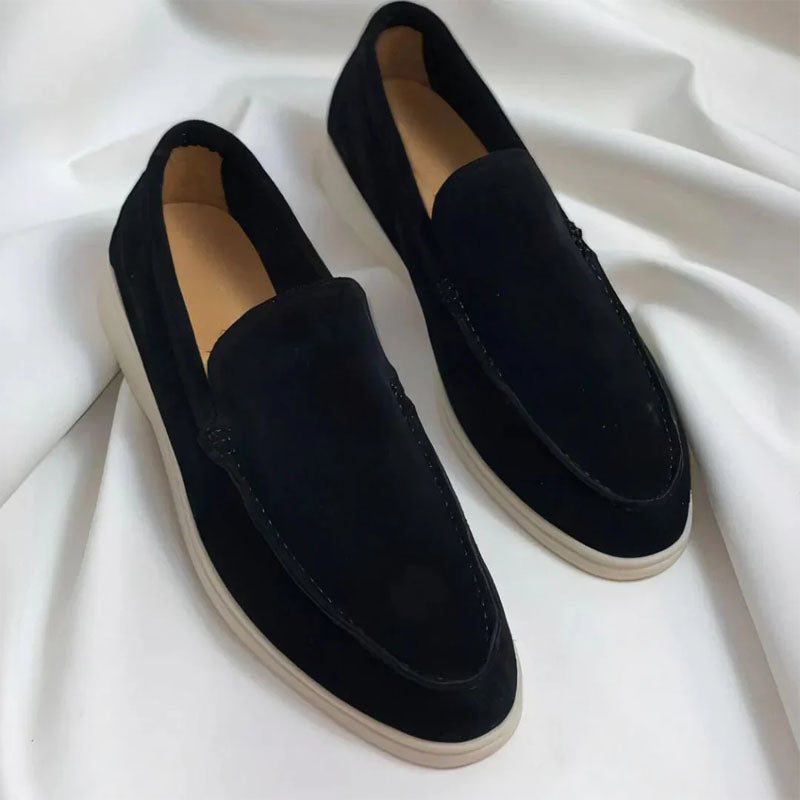 Sterling - Men's Moc-Toe Suede Loafers