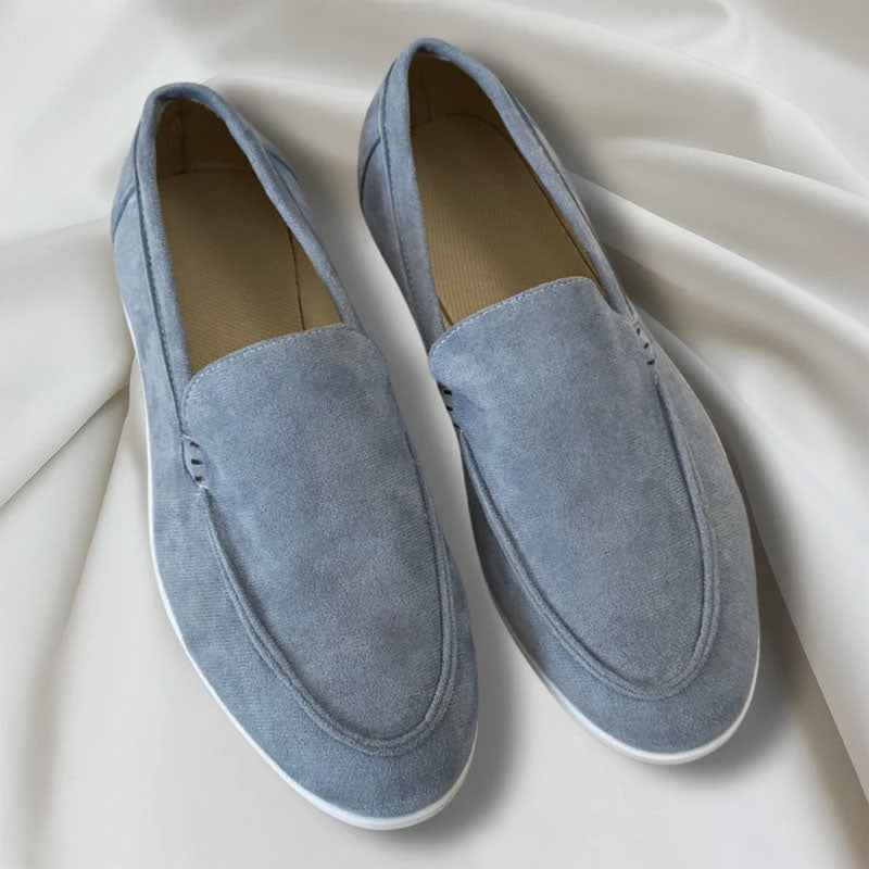 Sterling - Men's Moc-Toe Suede Loafers