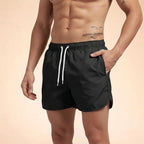 Tate - Men's Quick-Dry Drawstring Swim Shorts