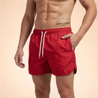 Tate - Men's Quick-Dry Drawstring Swim Shorts