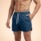 Tate - Men's Quick-Dry Drawstring Swim Shorts