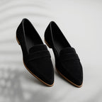 Taylor - Women's Pointed Toe Suede Loafers