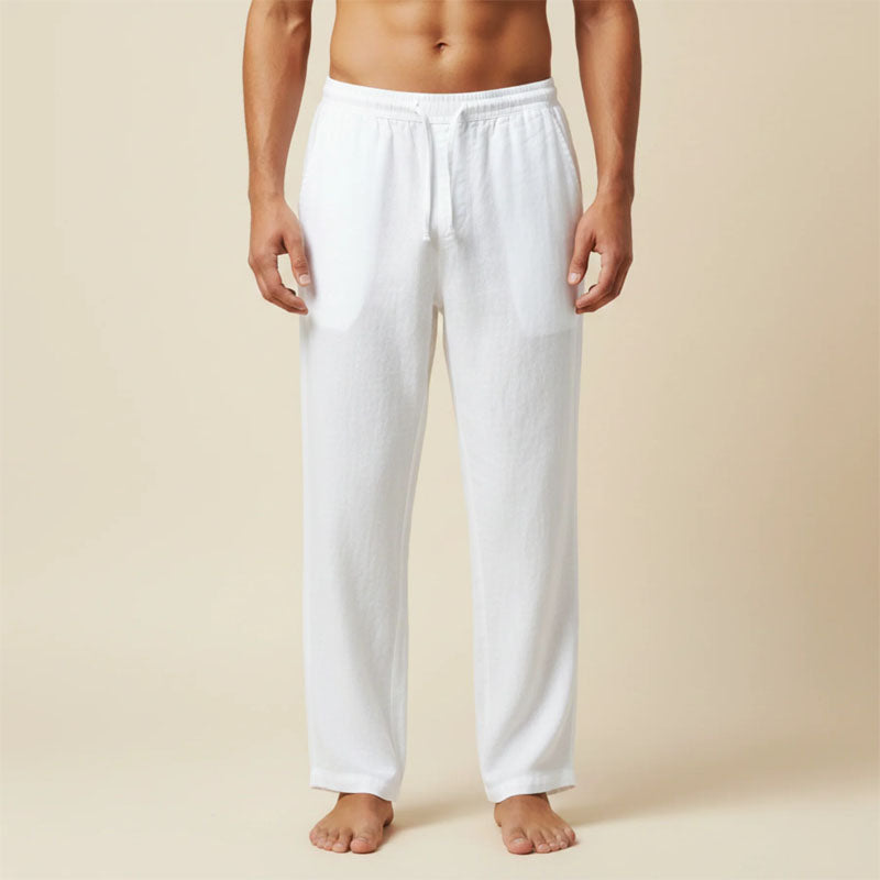 Tobias - Men's Relaxed Linen Drawstring Pants