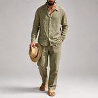 Travis - Men's Lightweight Comfort Fit Shirt and Pants Set