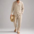 Travis - Men's Lightweight Comfort Fit Shirt and Pants Set