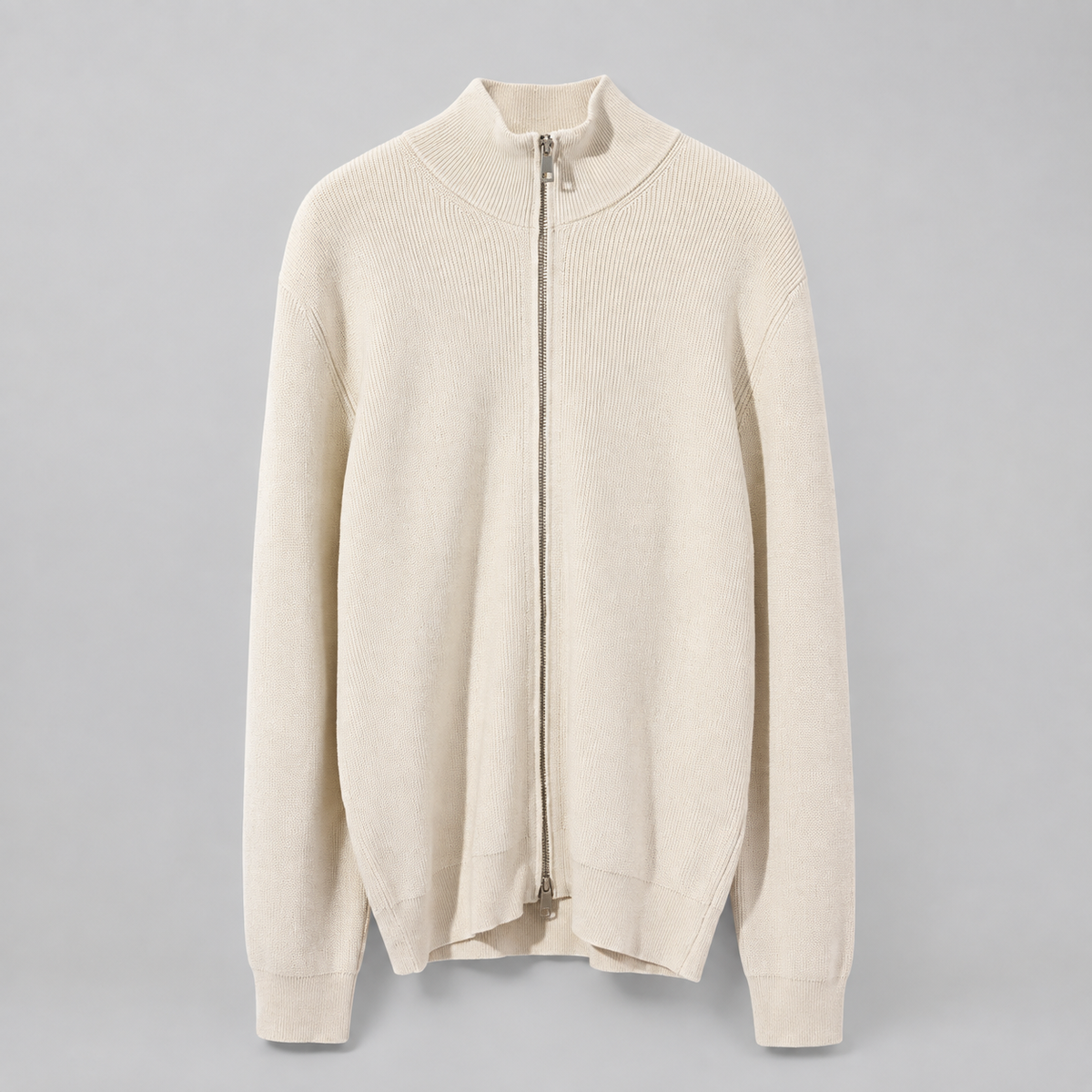 Troy - Men's Stand Collar Zip-Up Cardigan 2